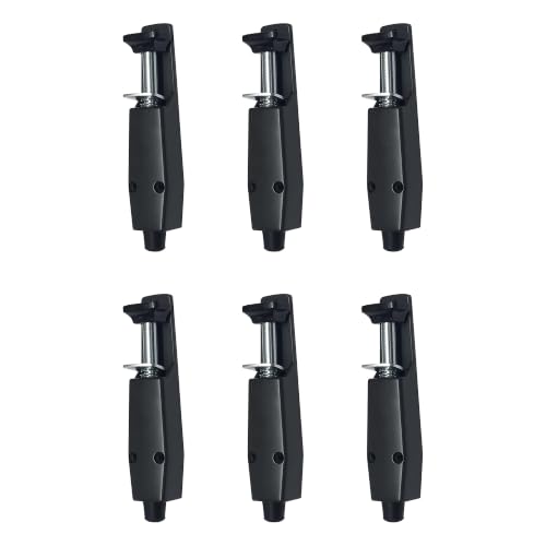 Pacific Doorware Step Down Door Stopper Heavy Duty, Bronze, 6 Pack