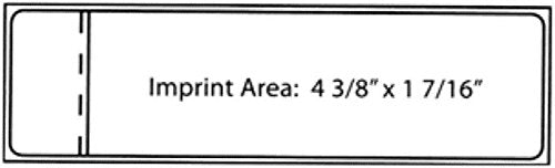 Single Postage Meter Tape 4 Pack with 4 3/8" x 1 7/16" Imprint Area and 3/4" Peel Tab. for use in NeoPost® IJ65 to IJ110 and for use in Hasler® WJ60 to WJ 250 (525-PM WJIJ 4PACK)
