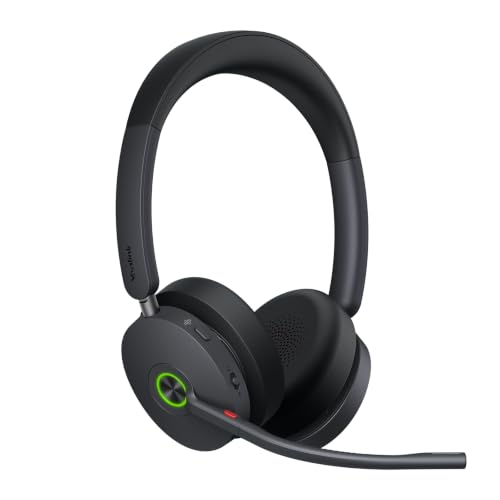 Yealink WH68 Hybrid Wireless Headset with Noise Cancelling Mic for Office