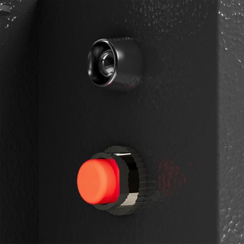 HOYOC Safe Box, Steel Security Safe Lock Box with Electronic Keypad and & Keys Home Hotel Security Safe Box Multi-User Keypad Security Business Depository Drop Safe for Money, Cash & Mail Lock Box