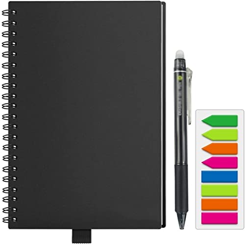 NSUQOA JSEIAJB Smart Reusable Notebook A4 Erasable Wirebound Sketch Pads APP Storage Office Drawing(A6-Dotted lined)