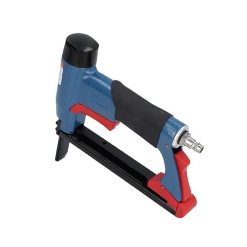 Professional Pneumatic Upholstery Stapler Pneumatic Stapler Soft Grip Staple Gun Safety Switch Anti Slip Handle 140 Loading Capacity Use for Woodworking