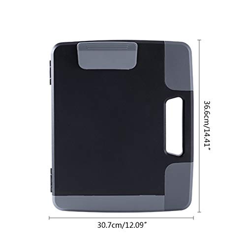 Portable A4 File Document Clipboard Storage Case Organizer