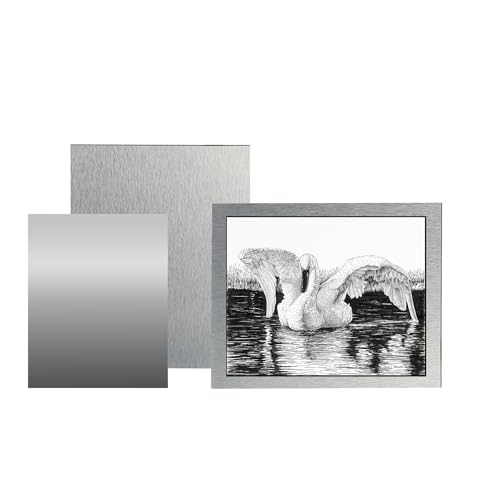 AlumaComp Aluminum Archival Painting & Mounting Panel 20x24", 2 Pack, Double-Sided, 100% Archival, Acid-Free, 4mm Thick, for All Media