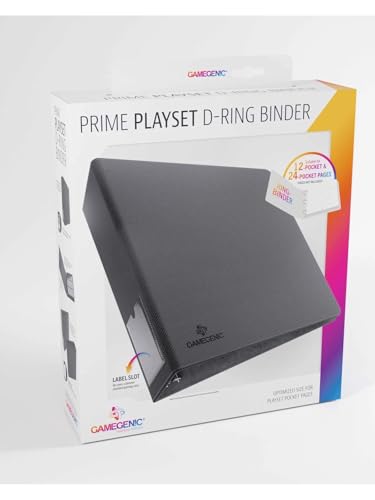Gamegenic | Gamegenic Prime D-Ring-Binder - Playset Size | Trading Card Game Accessory
