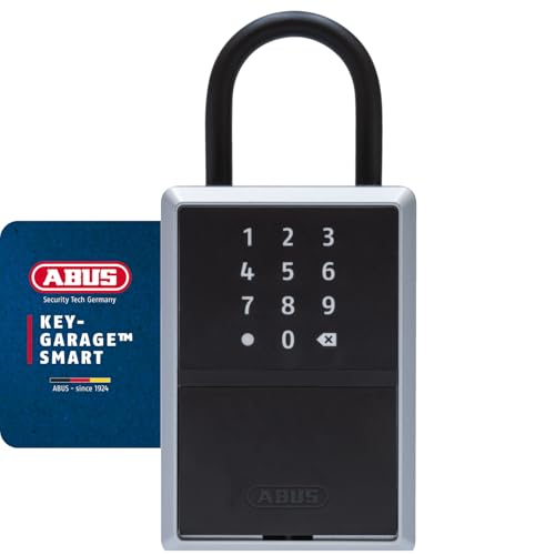 ABUS Bluetooth Smart Lock Box, Key Storage with Integrated App and Access Management, Indoor/Outdoor Use with Wall Mount or Secure Shackle