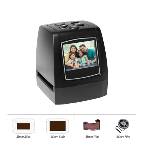 High Resolution 35mm 135mm Negatives Film Scanner Slide Film Converter for Easy Digitization of Old Photos Images Viewer