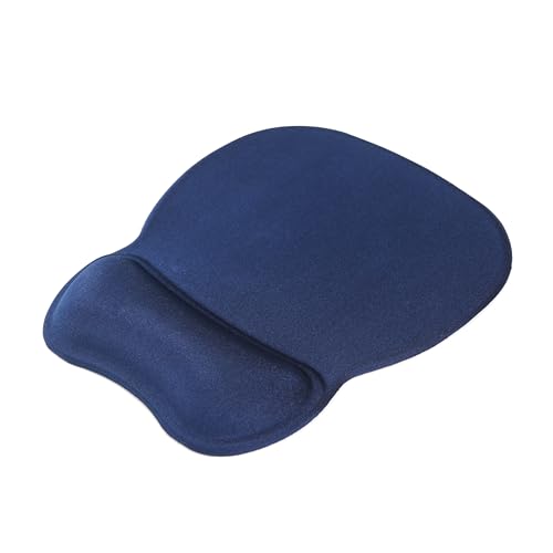 Huron Ergonomic Mouse Pad/Gel Wrist Rest 10x8 Blue (100pc)