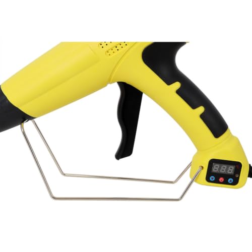 550W Hot Glue Gun with Digital Temperature Display, 4 Nozzles & 24 Sticks