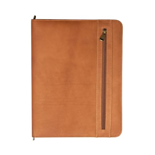 Sarge Leather Co. Exitoso Zippered Portfolio, Top Grain Leather (SLC-604)