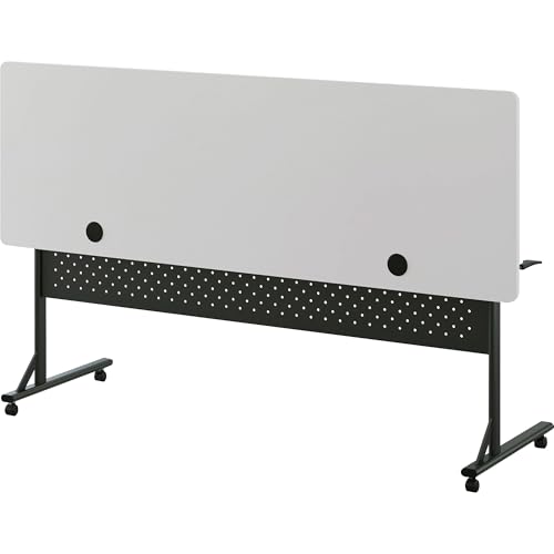 Lorell Shift 2.0 Flip & Nesting Mobile Table, Gray