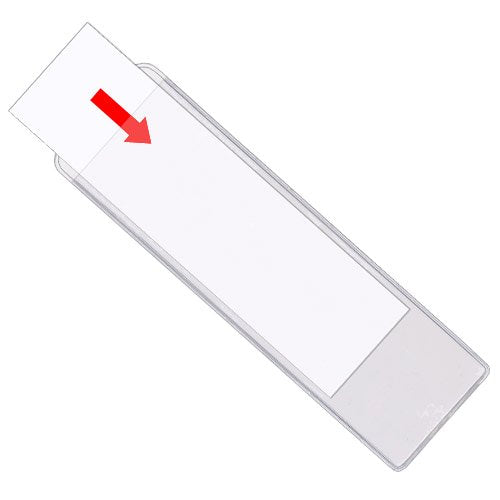 StoreSMART - Bookmark Covers/Holders with Tassle Hole - Clear Plastic - 500-Pack - Made in USA - BMK9071-500