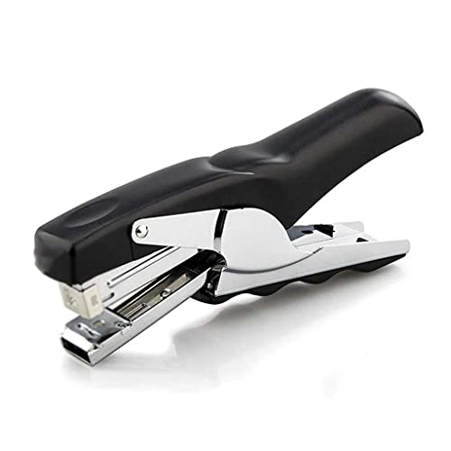 OEKFVCHVZ Clip-On Stapler for 20-Page Heavy-Duty Desktop for Office Staplers (Black)