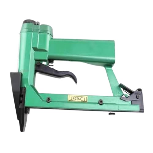 Professional Heavy Duty Stapler Pneumatic Staples Gun Air Stapler for Photo Frame Slice Nails Picture Frame Back Plate Fixing Tool J520-C1