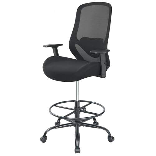 Drafting Office Chair Big and Tall 450lbs Heavy Duty for Standing Desk