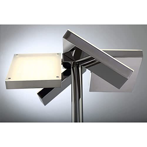 Lite Source Lampard 71" Gunmetal Modern LED Torchiere Floor Lamp