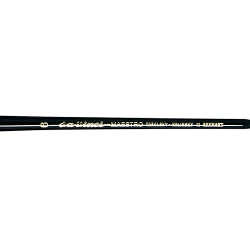 da Vinci Watercolor Series 11 Maestro Paint Brush, Fuller English Round Kolinsky Red Sable, Size 6