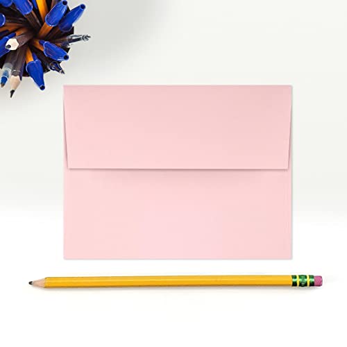LUXPaper A2 Invitation Envelopes | Peel & Press | 4 3/8" x 5 3/4" | Candy Pink | 80lb. Text | 500 Qty