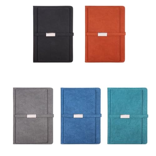 DFWZMQTG A5 Buckle Business Notebook Thickened Work Office Record Book