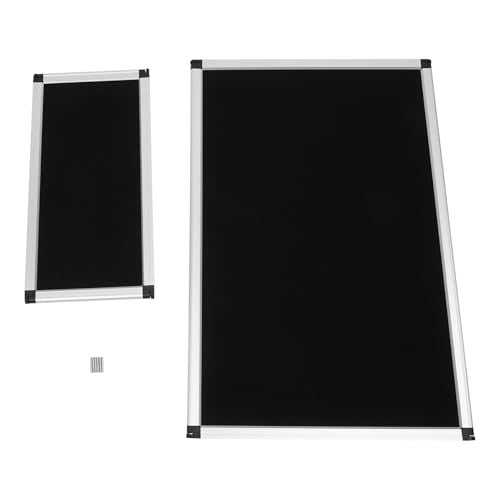 TuiLesoung 3+1 Panel Trifold Poster Board, Double-Side Display Board 24x35"