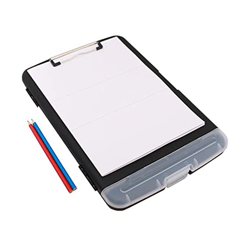 58GXCAAMOT File Organizer 1Pcs Clipboard Storage Box Outdoor Paper Storage Classic Multifunctional Plastic Clipboard Box Case File Folders