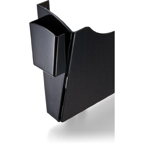 Officemate Grande Central Filing System, Letter/A4 and Legal Size, 4 Pockets, Black (21724)