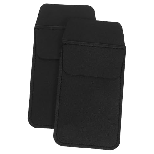 Yiodauh pocket protector 15pcs Pen Storage Bag Pu Leak-Proof Pencil Organizer For Nurses Supply Pocket Protectors Reusable Insert Pouch