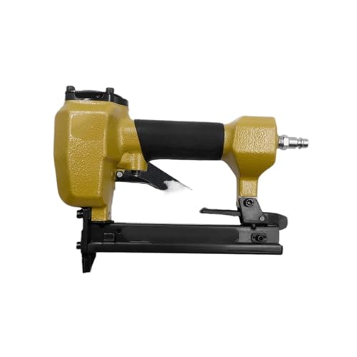 LPXDS Pneumatic staple gun,Oil-Free Pneumatic Staple Gun 20Ga Pneumatic Stapler 1022J 11.2mm Wire 0.6X1.2mm 10-22mm Stapler Stapler Air Nailer Sofa Air Stapler(Color:1022J AP)