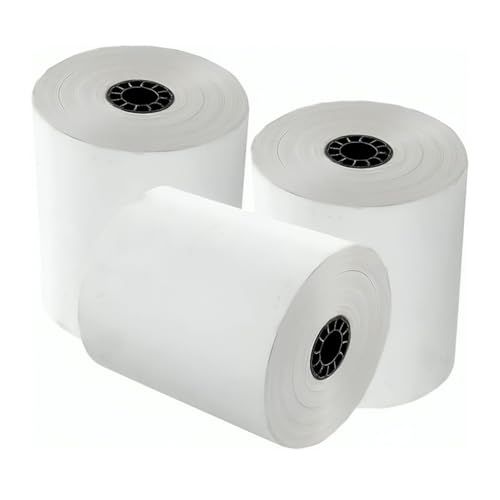 BAM POS 3 1/8” x 230’ Thermal Receipt Paper Rolls - BPA Free - Credit Card Paper - Point of Sale Cash Registers - 30 Rolls Per Case