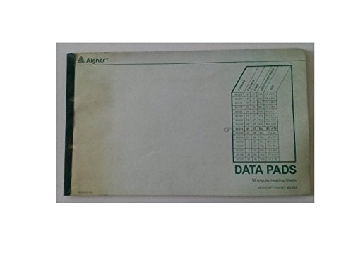 Aigner 65-231 Data Pads 50 Angular Heading Sheets 31 Columns 27 Lines No Description Space 8 1/2" x 14" Limit 1 Per Customer