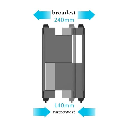 VHDY85KA Office PC Tower Desktop CPU Rolling Stand Adjustable Mobile Cart Holder with Locking Caster Wheels Gaming PC Holder, Black/White Accessories(White)