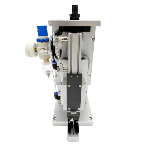 WYDDDARY Pneumatic Tagging Machine for Socks Towels Garments, 0.2"-1.7" Compatible Tag Pin, 0.5-0.8 Mpa Single Needle Glue Nail Hang Tag Labeling Machine AC110V-220V