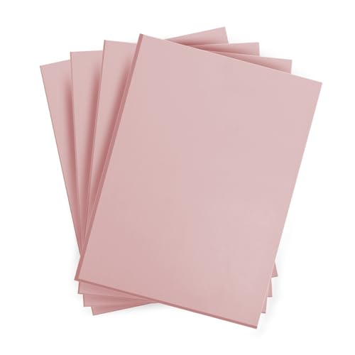 4 Pcs 8.5"x11" Rubber Carving Blocks, A4 Linoleum Blocks, Stamp Carving Blocks for Printmaking, Linocut Artists, Crafts and More,(Pink) by KUKLIPJIM.