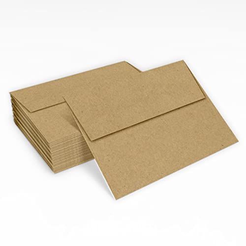 LUXPaper 4Bar A1 Invitation Envelopes | Peel & Press | 3 5/8" x 5 1/8" | Grocery Bag Brown | 70lb. Text | 1,000 Qty