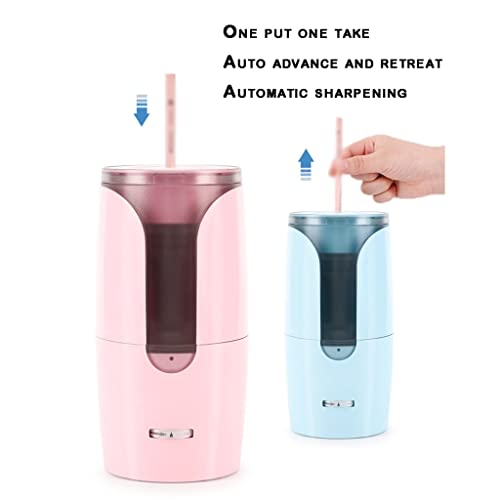 TOMYEUS Creative Pencil Sharpener Pencil Sharpener, Portable Pencil Sharpeners, Rechargeable Automatic Pencil Sharpener Suitable for Home Office School Office School Supplies