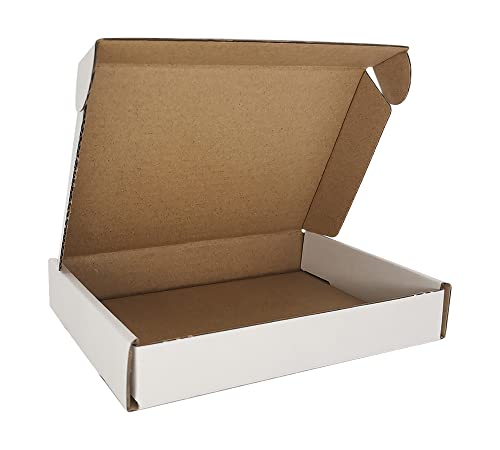 CH-BOX 400 Pack 6x4x1'' Small Shipping Boxes, Corrugated Cardboard Mailers for Business, White (CM641-400)