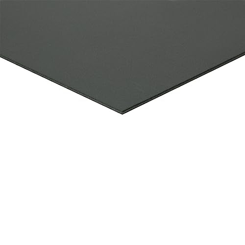 Jerry's Artarama Acid-Free Foam Board Sheets for Artists and Framers 8"×10" (3/16" Thick), Box of 25 - Ideal for Mounting and Cutting, White Foam Poster Board, Foam Core Board - Black on Black