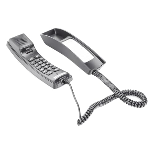 Fanvil H2U Compact IP Phone, Black; 10-Speed Dial Keys; 1 Programmable DSS Key; 10/100Mbps Ethernet; PoE Power Supply; 2 SIP Lines; Direct IP Dial; Acoustic Echo Canceller; Call Logs; HD Voice
