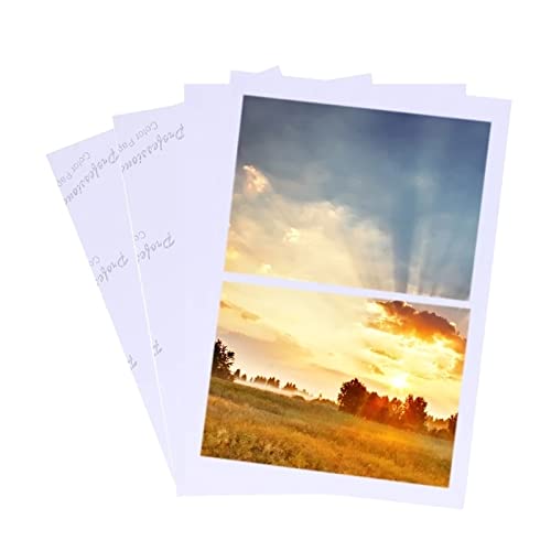 HBCDAAQ Photo Paper 200 Sheets Glossy 4R 4"x6" Photo Paper 200gsm for Inkjet Printers ，Office Supplies