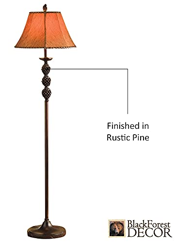 BLACK FOREST DECOR Rustic Lodge Floor Lamp 16" Dia.x60 H