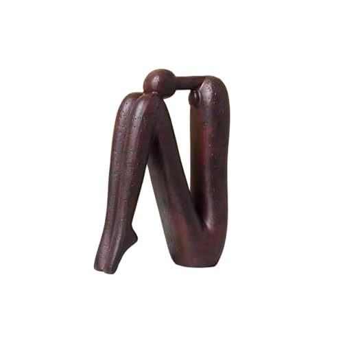 Book Organizer Ceramic Ornaments Living Rooms Bedrooms Bookend Crafts Home Decoration Accessories(Rust red)