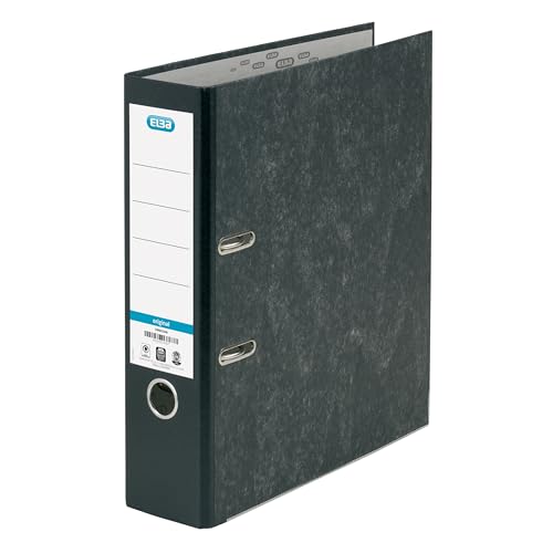 Elba, A4 Lever Arch Files, Cloudy Black, 1 Folder
