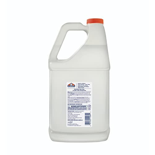 Elmer's Clear Liquid School Glue, 1 Gallon, Washable, #1 Teacher Brand - Arts & Crafts, Teacher Supplies, Great for Making Slime