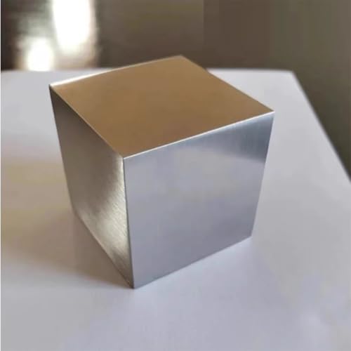 304 Stainless Steel Solid Cube Paperweight - Polished Square Block for Home or Office Decor, 40mm, 45mm, 50mm(45x45x45mm)