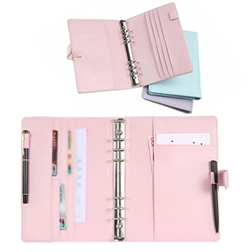 Vintage Fillable Notebook Folder Notepad Cover Leather Binder Office Supplies