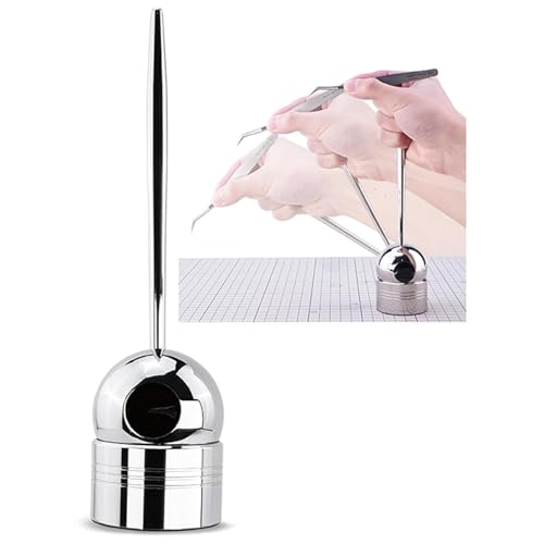 Model Making Hand Stabilizer, Precision Hand Stabilizer, Rotate Horizontally 360°,Vertically 210°,Effectively Reducing Hand Tremor,The Grip Moves with The Hand for Carving Hobbyists Handcraft.