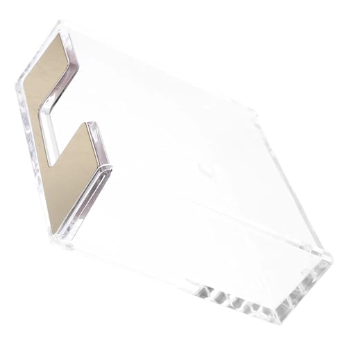 Xuanqiu Rose Gold Acrylic Memo Holder Paperclip Organizer Desk Accessory