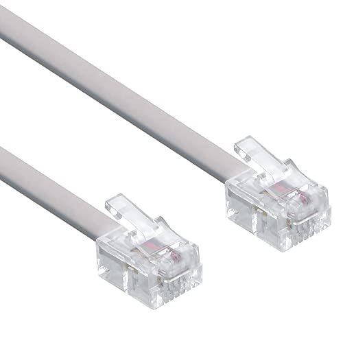 Futureonics (20 Pack 25Ft RJ11 Modular Telephone Cable Reverse - 25 Feet