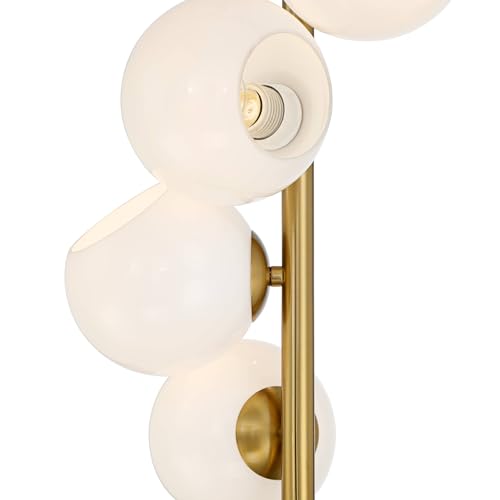 Astria 67" Tall Contemporary Warm Gold 6-Light Tree Floor Lamp