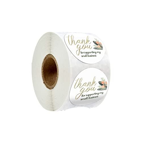 OBKSEB Seal Sticker Thank You for Handcrafts Decorative Label